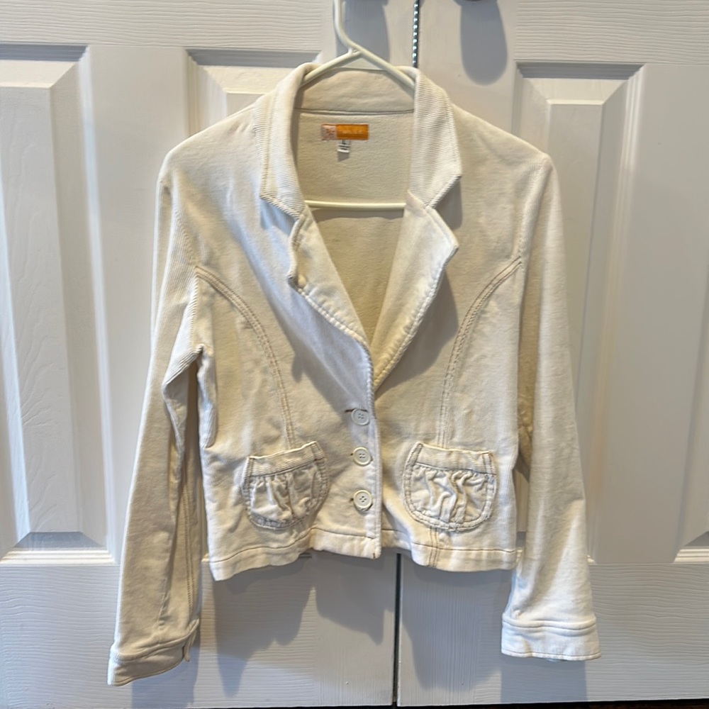 Trulle off white corduroy jacket - Size Large